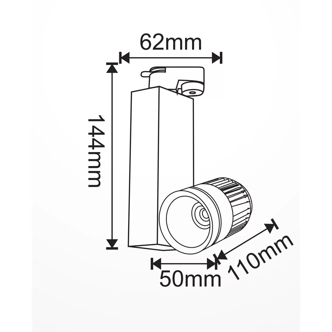 1005-10w COB Track Light