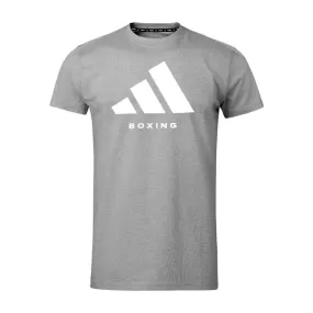 adidas Mens Boxing T-Shirt Grey