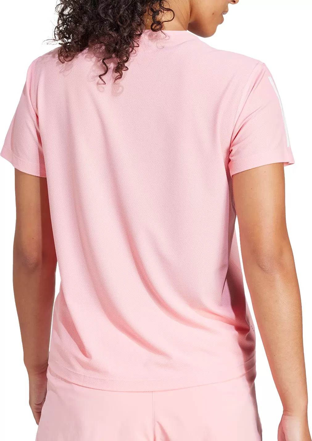 adidas Own The Run Short Sleeve Womens Running Top - Pink