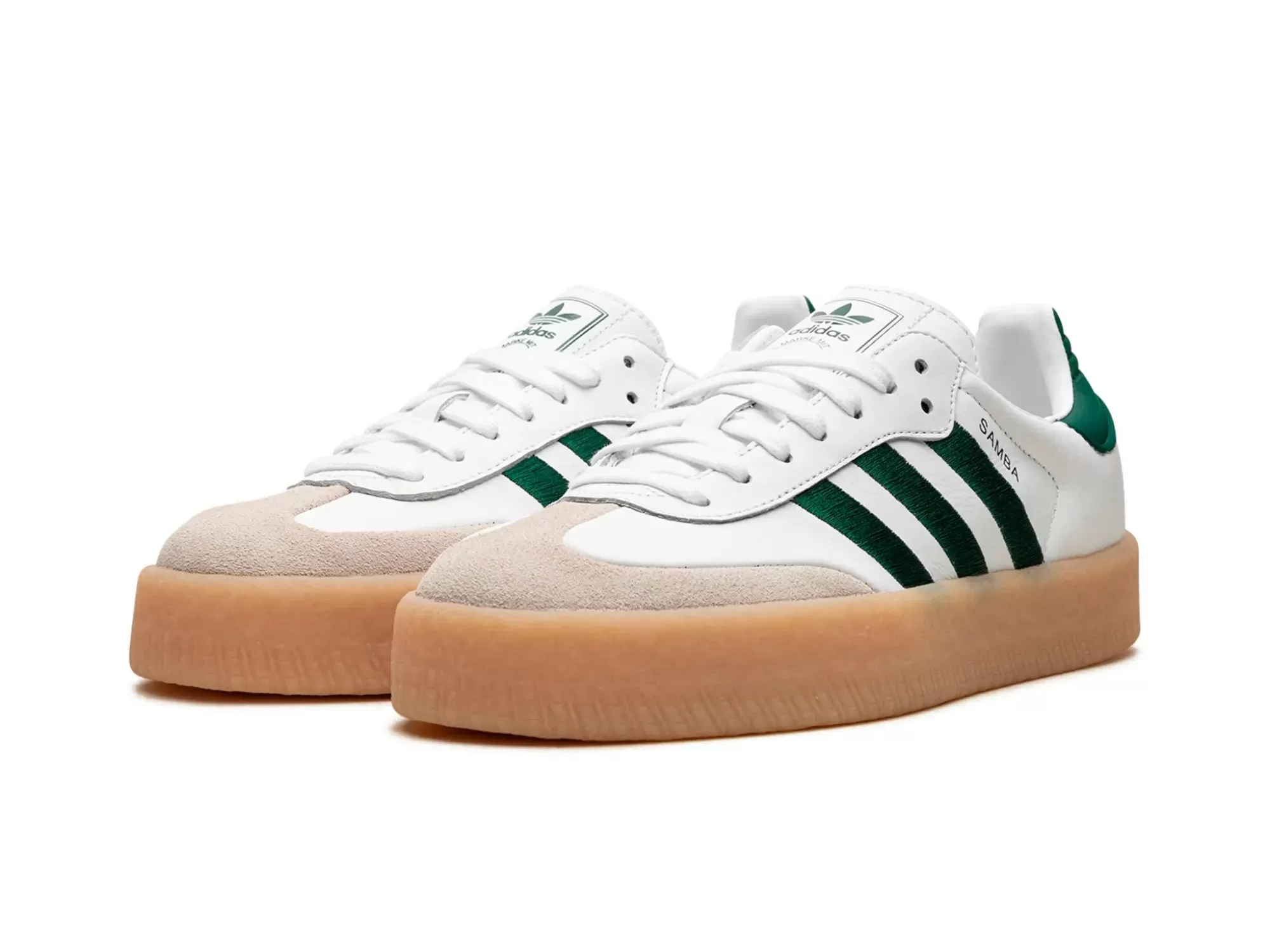 Adidas Samba "White Collegiate Green Gum"