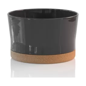 Aesthetic Content Lagoon Deep Serving Bowl | Dark Gray