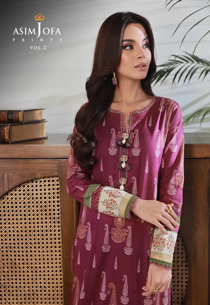 AJBP-57 PRINTED LAWN 1 PC