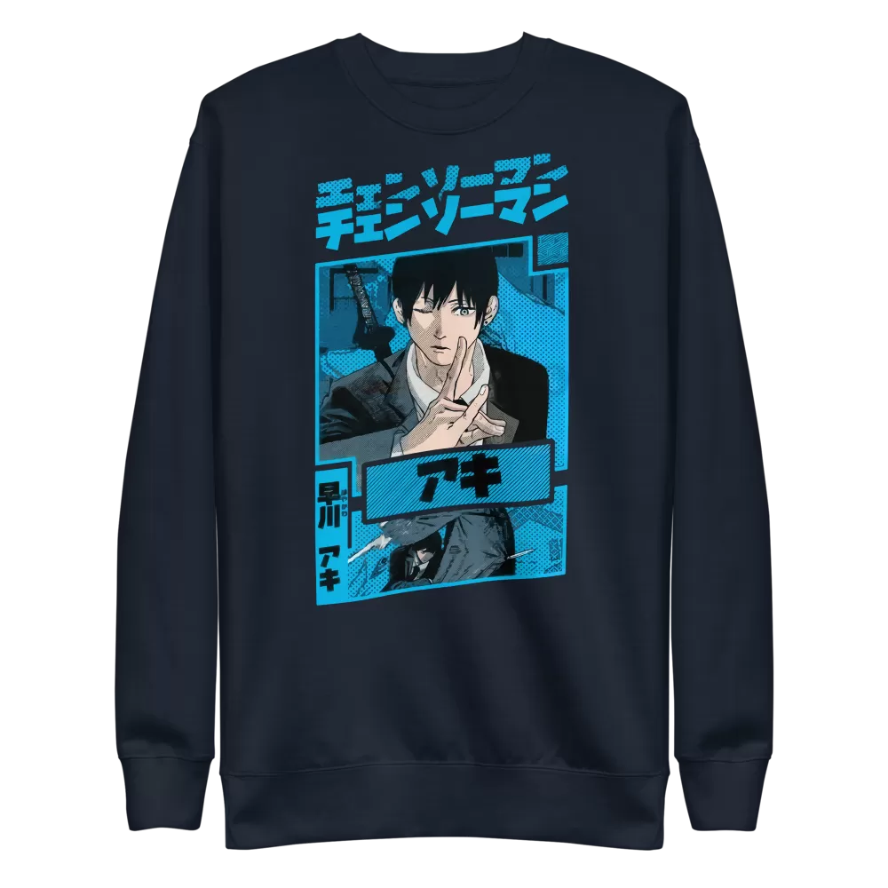 Aki Crewneck Sweatshirt Chainsaw Man