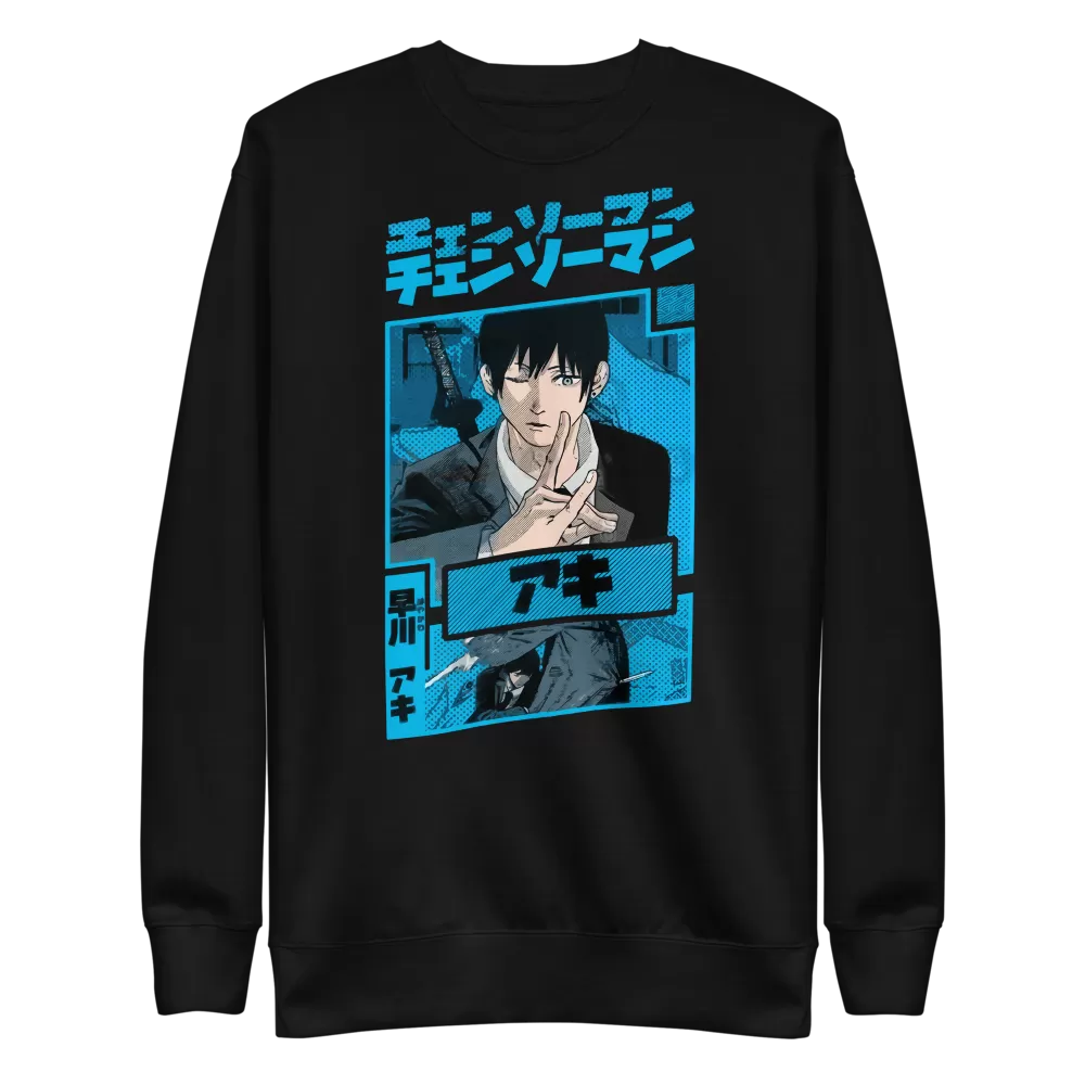 Aki Crewneck Sweatshirt Chainsaw Man