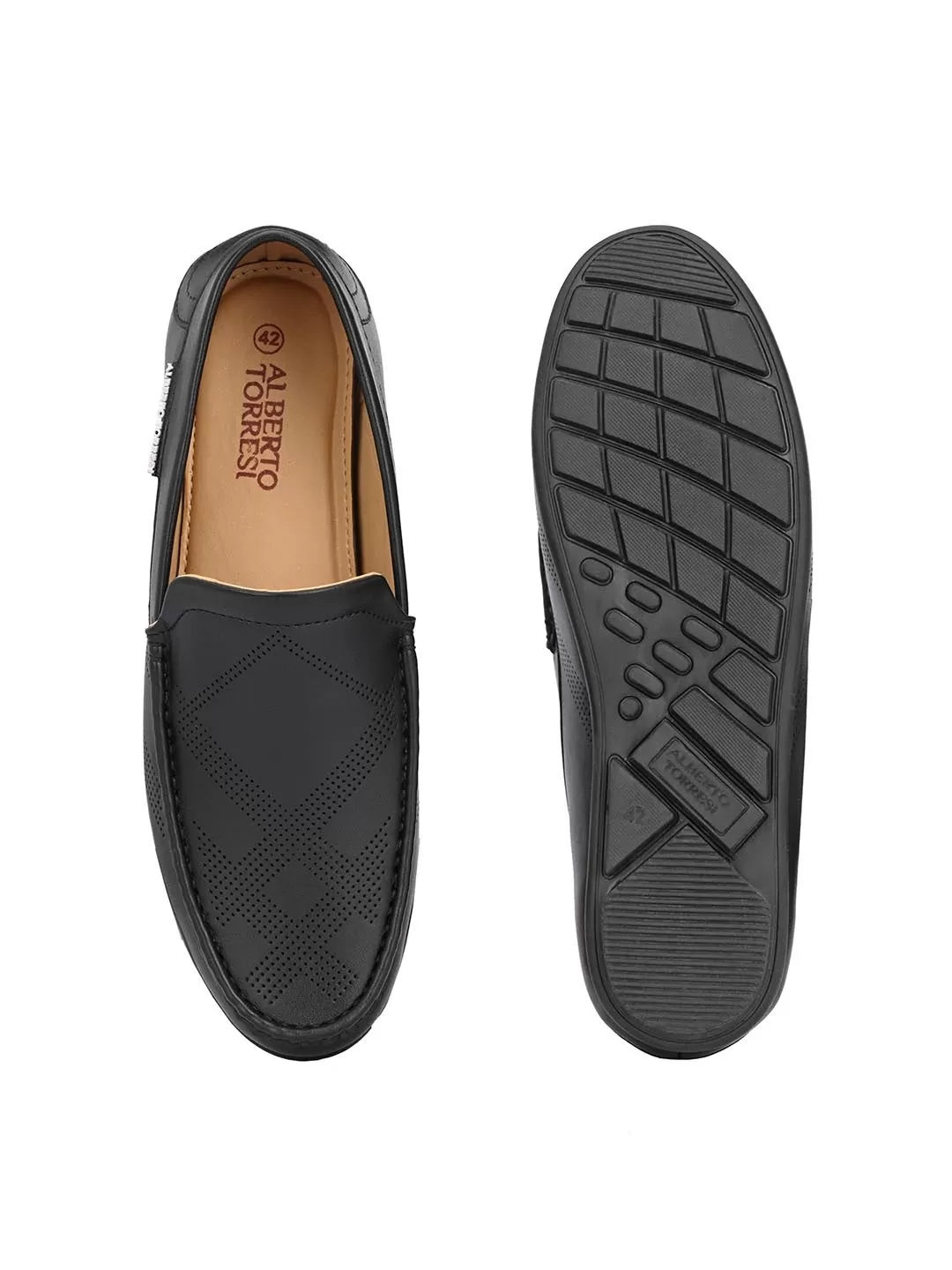 Alberto Torresi Neuss Black Men's Loafers