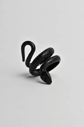 Anillo Serpiente Negro