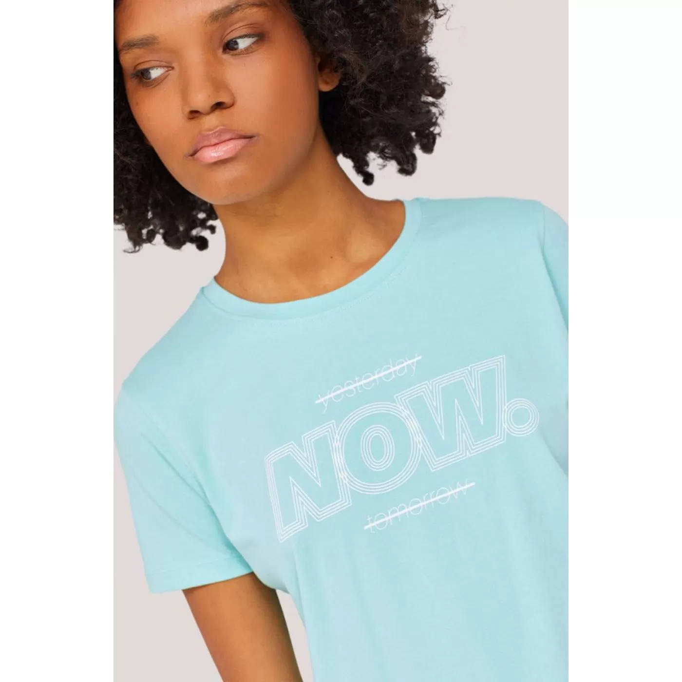 Aqua Printed Tshirt