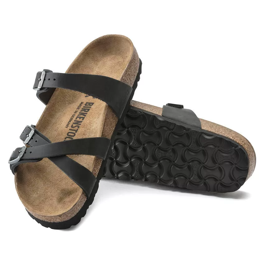 Birkenstock Women's Franca Oiled Leather (Black)