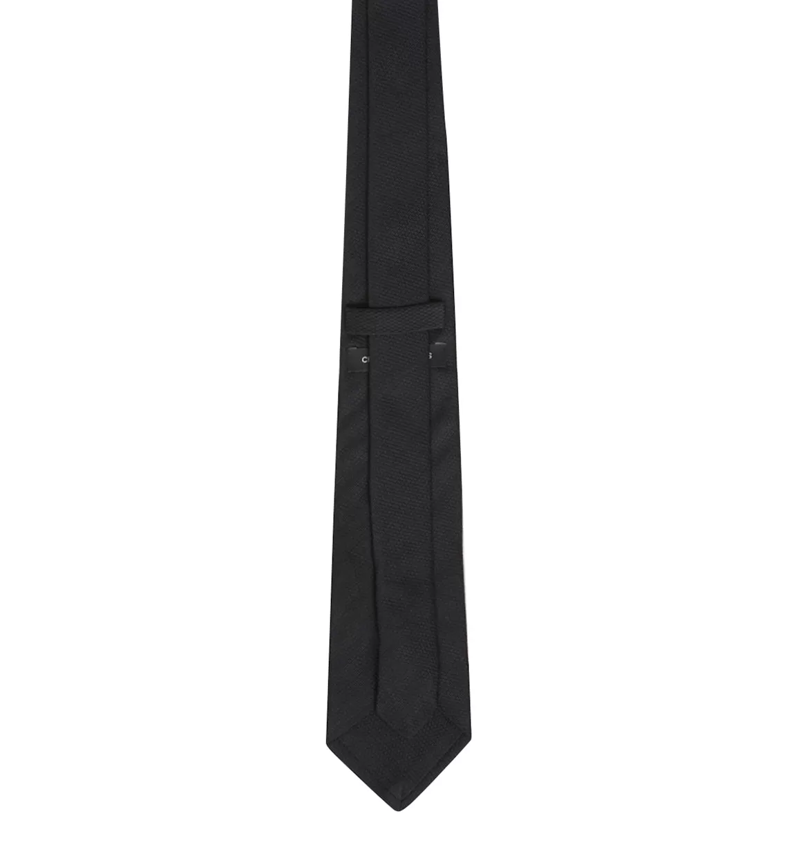 Black Grenadine Silk Tie