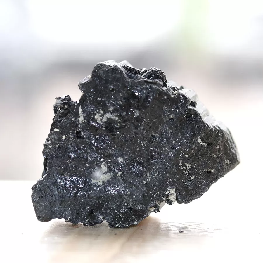 Black Tourmaline Rough Large Nugget Specimen 30-40x35-50mm (55-90 grams) - DS ROCK SHOP