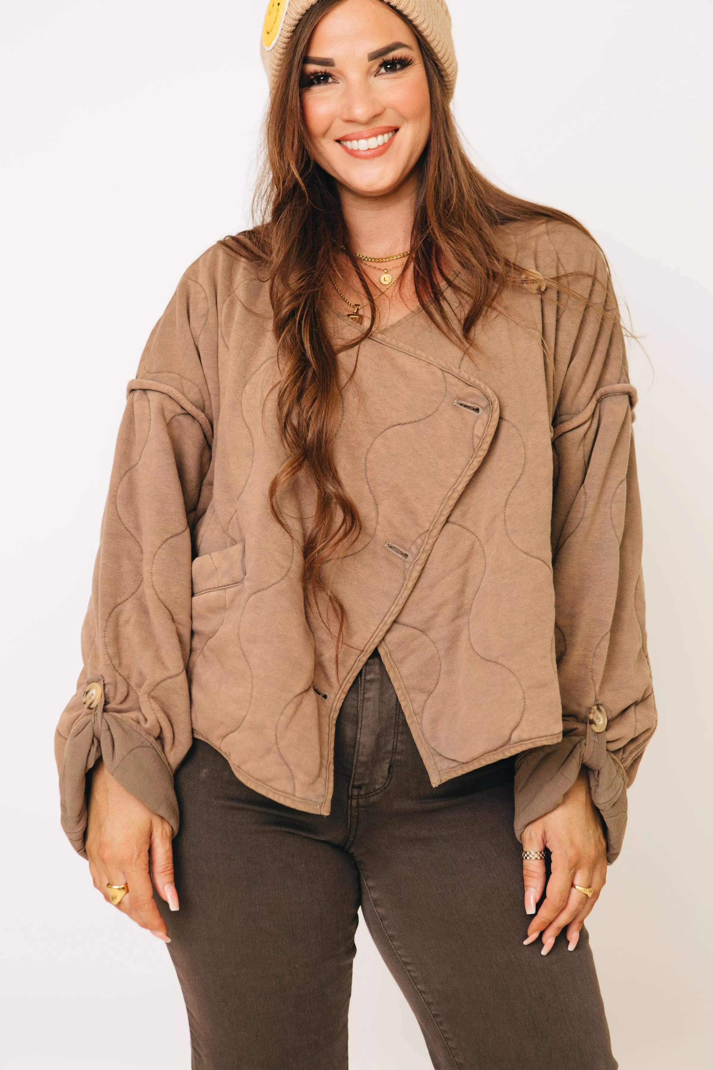 Bohemian Bliss - Quilted Cropped Jacket (S-XL)