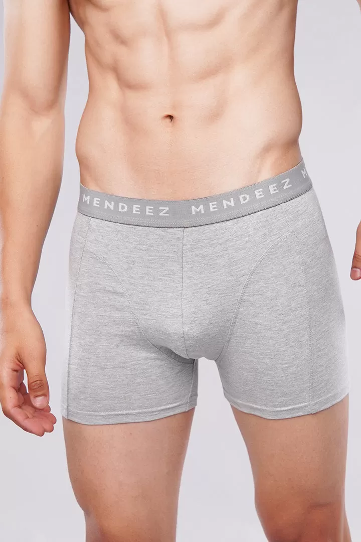 Boxer Briefs - Heather Grey, Black & White Pack Of 3