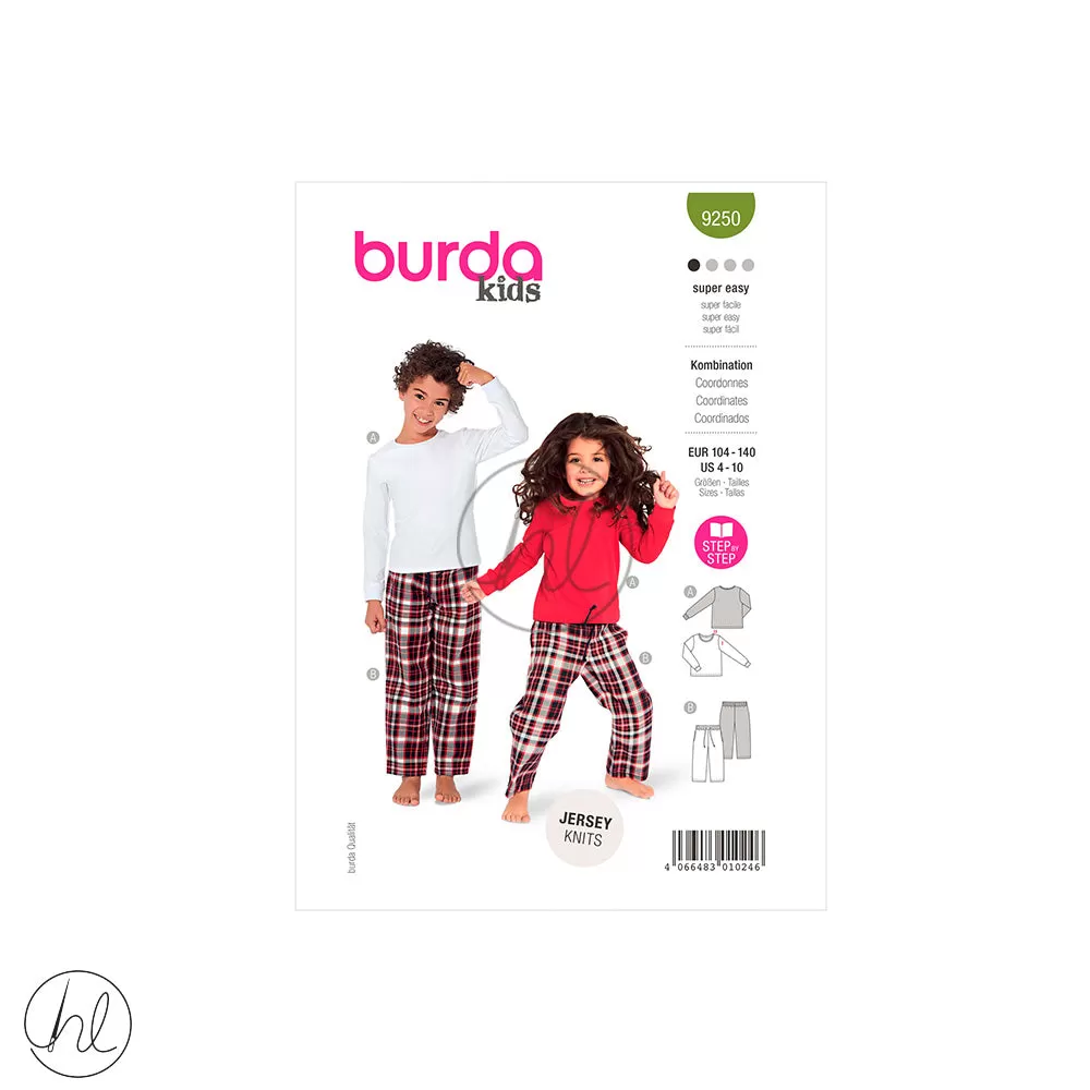 BURDA PATTERN (B9250)