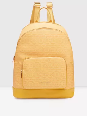 Caprese Cleo Laptop Backpack Large Yellow