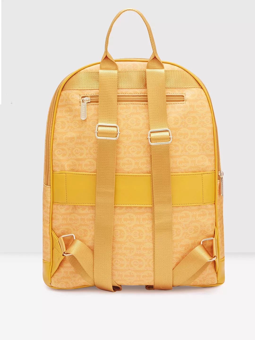 Caprese Cleo Laptop Backpack Large Yellow