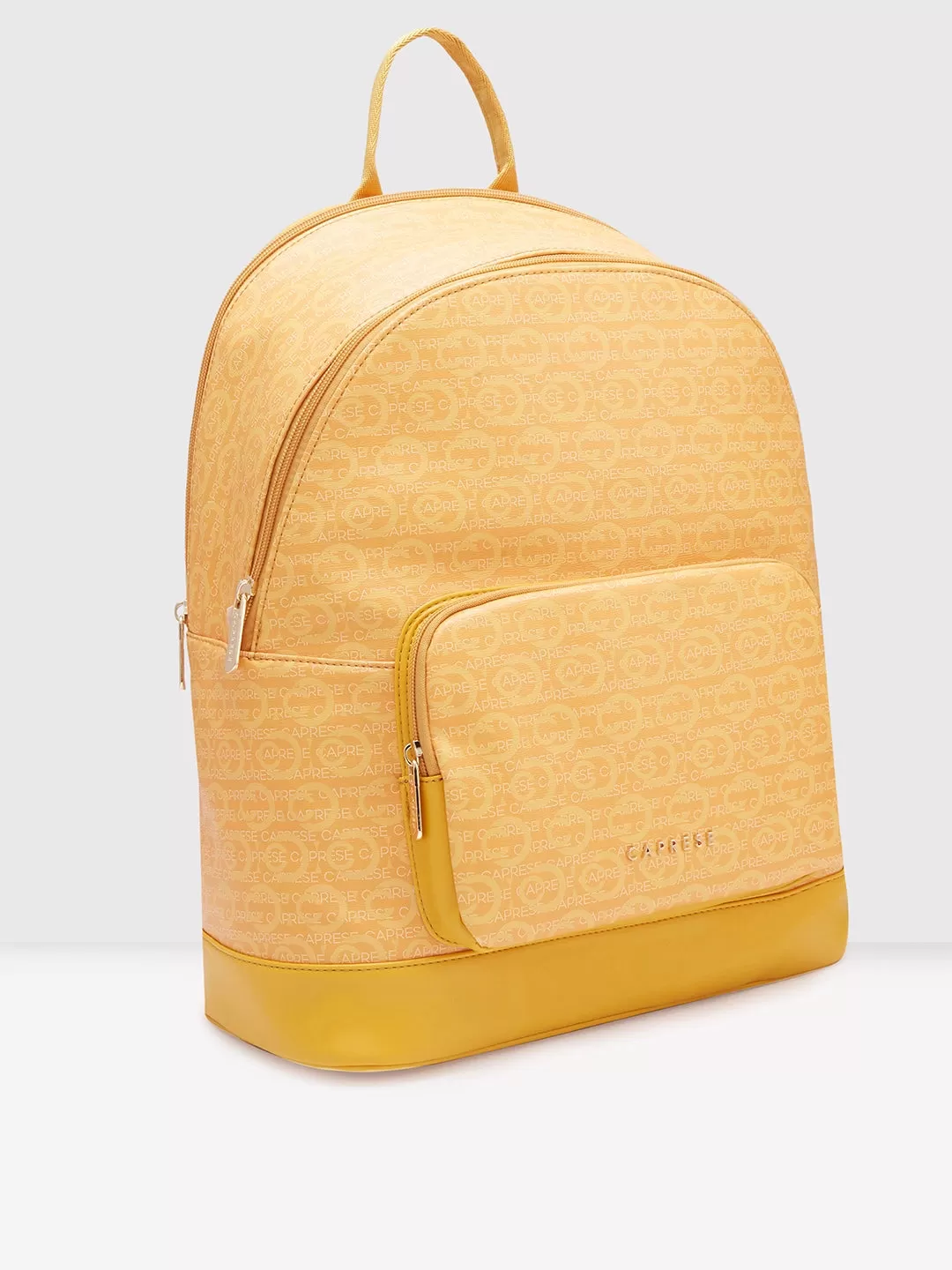 Caprese Cleo Laptop Backpack Large Yellow