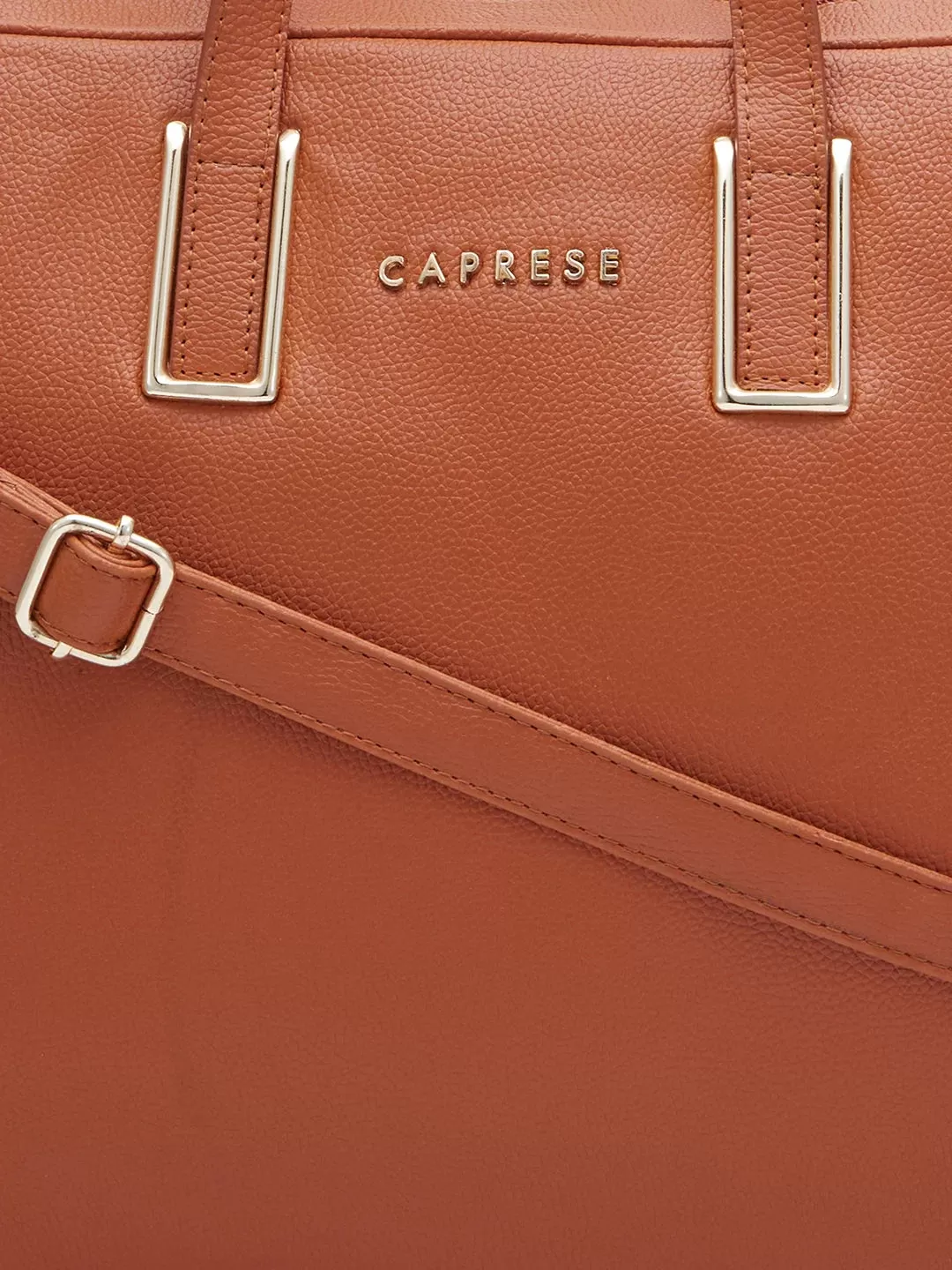 Caprese Cora Laptop Tote Large Orange