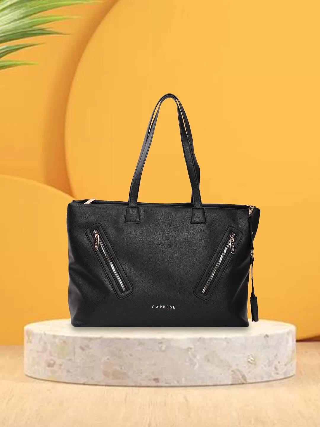 Caprese Lilith Laptop Tote Large Black