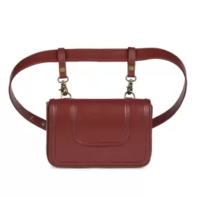 Cherry Handcrafted Waist Belt Bag for Women