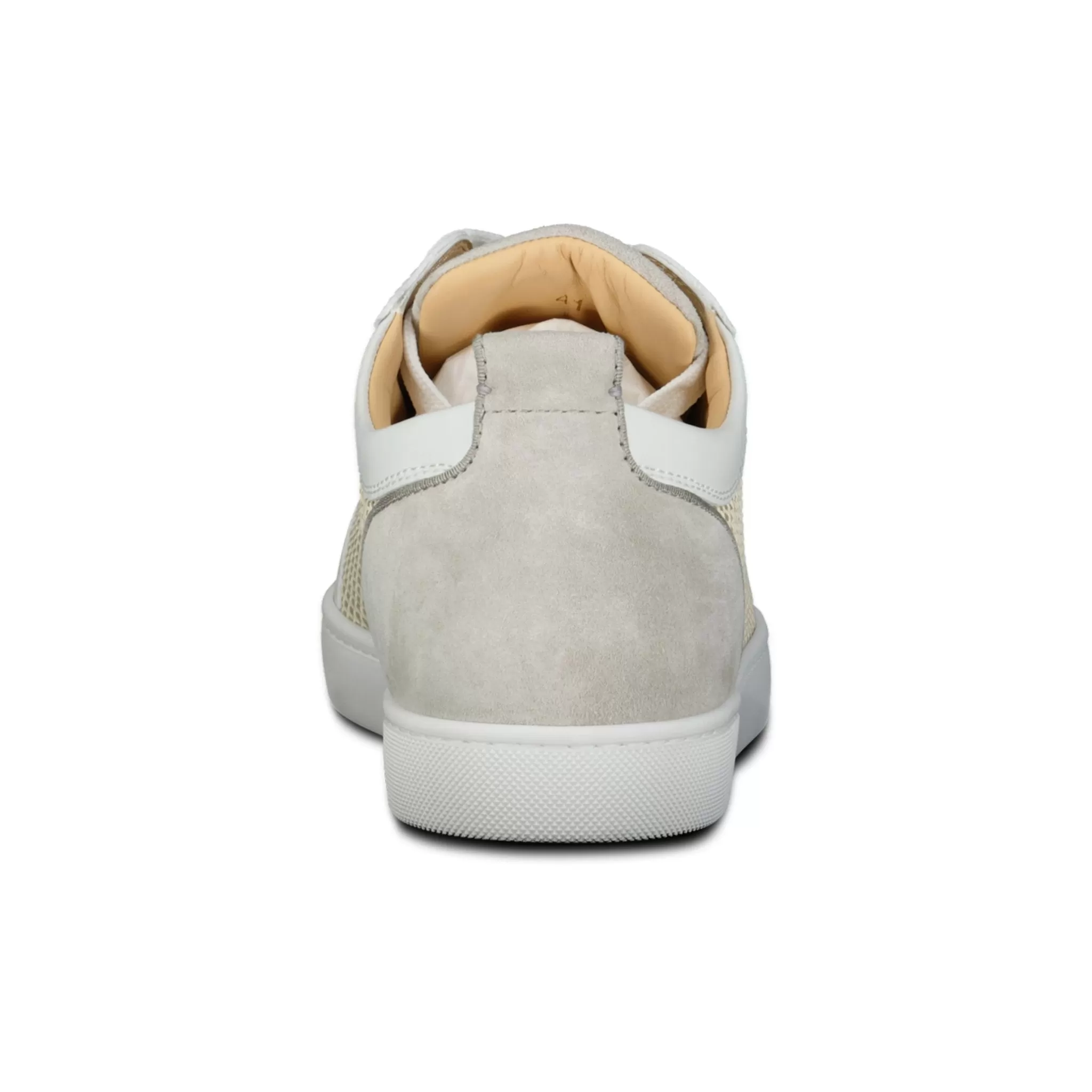 CHRISTIAN LOUBOUTIN RANTULOW PANNELLED TRAINERS WHITE GOOSE