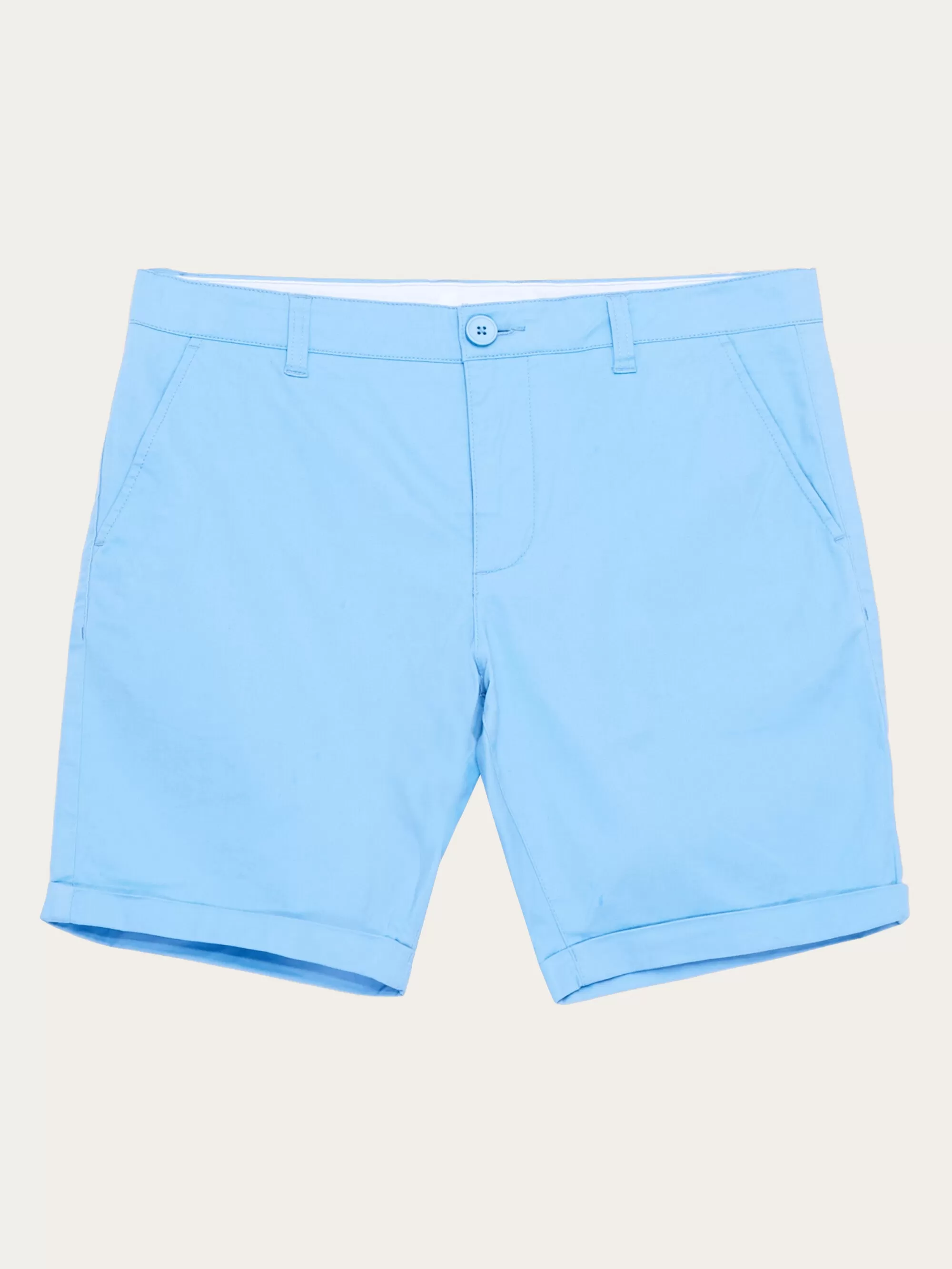 CHUCK regular chino poplin shorts - Dusk Blue