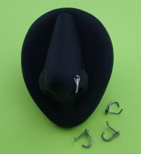 Cobra Black CZ Nose Curve