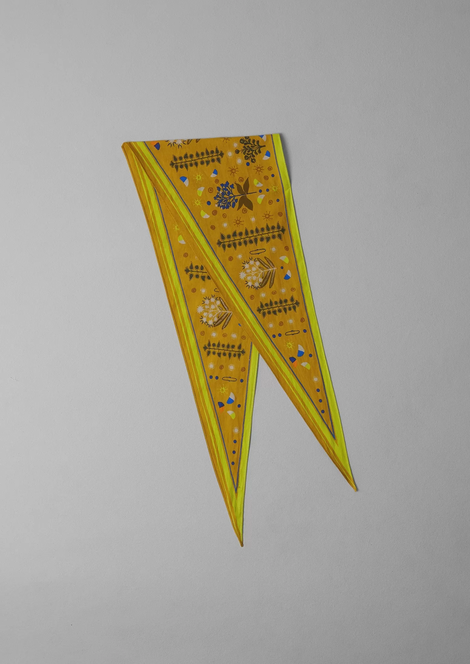 Collector Print Cotton Bandana | Ochre