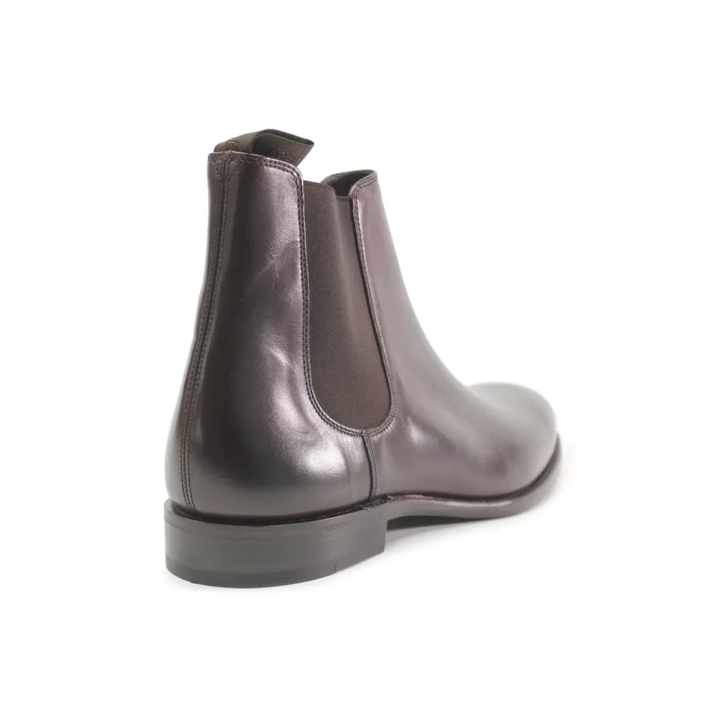 Coppergate Polished Leather Men's Chelsea Boots