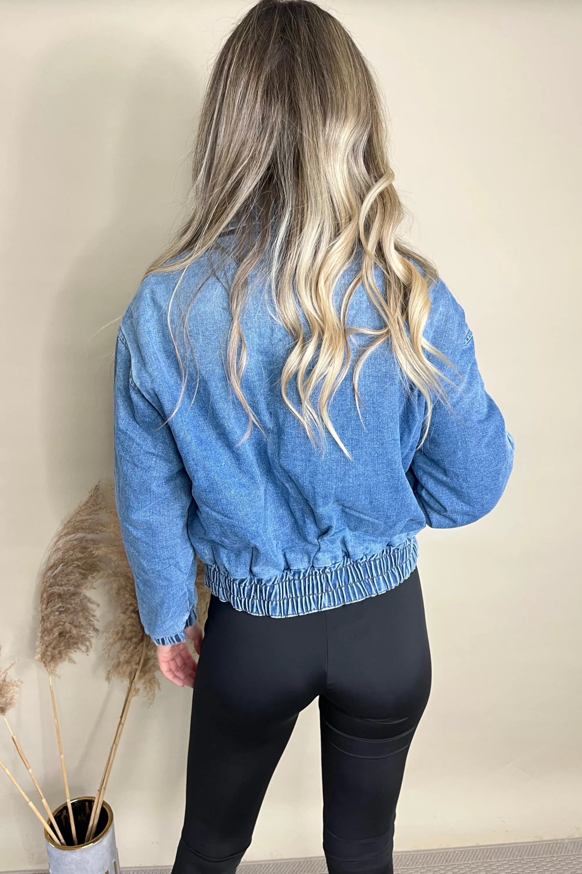 Denim Bomber Jacket