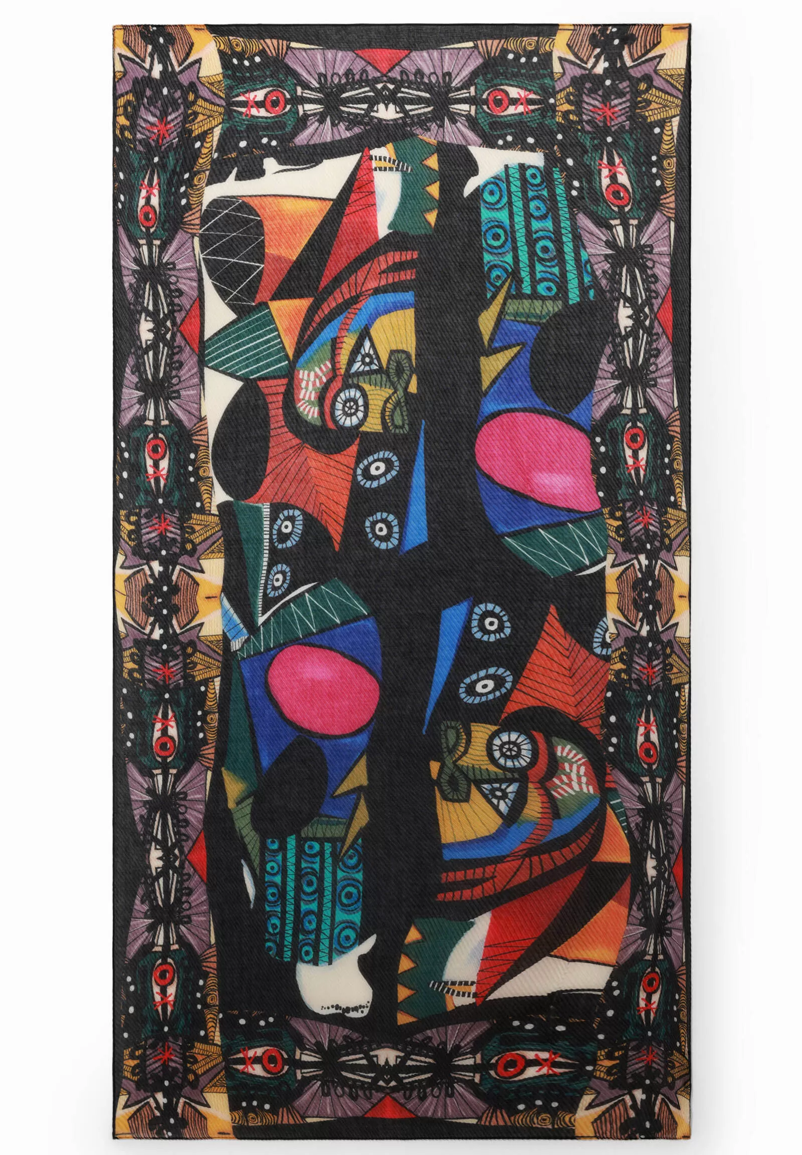 Desigual Rectangular Scarf M. Christian Lacroix - Arty Print