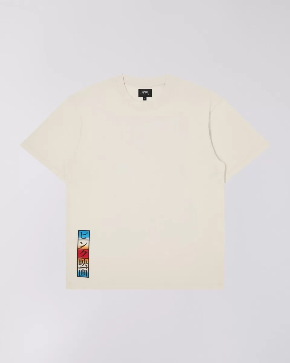 EDWIN PINKU EIGA T-shirt - WHISPER WHITE