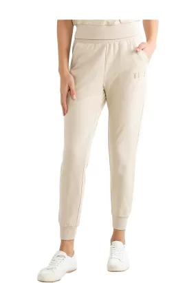 ELLE Leisure Solid Classic Logo Sweatpants