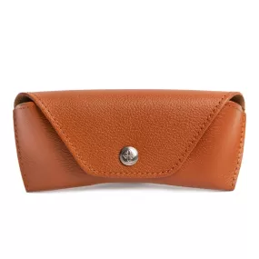 Ettinger Tan Capra Leather Glasses Case