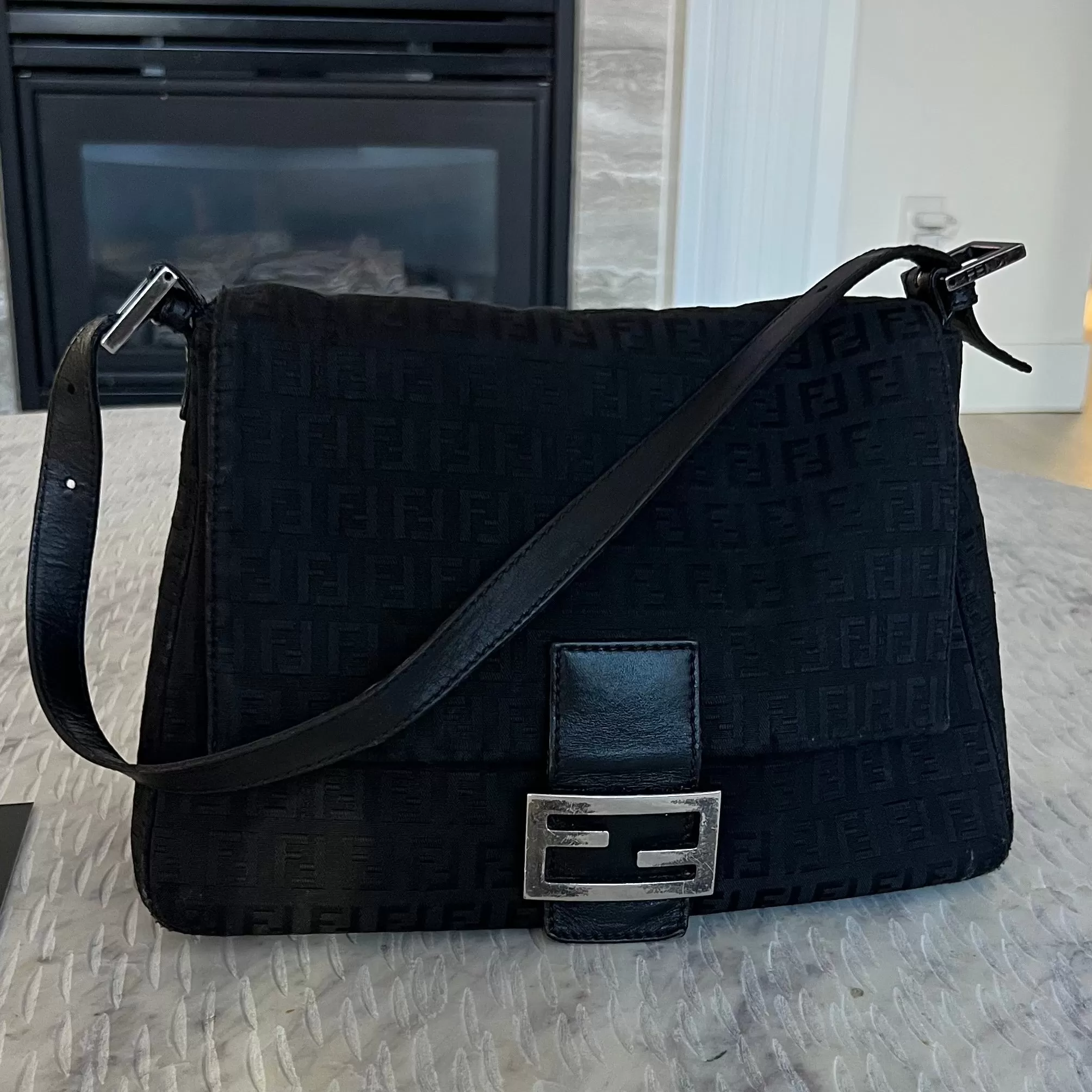 Fendi Vintage FF Baguette Bag by