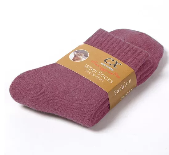 Fresh Accessories - Wool Blend Socks Merlot