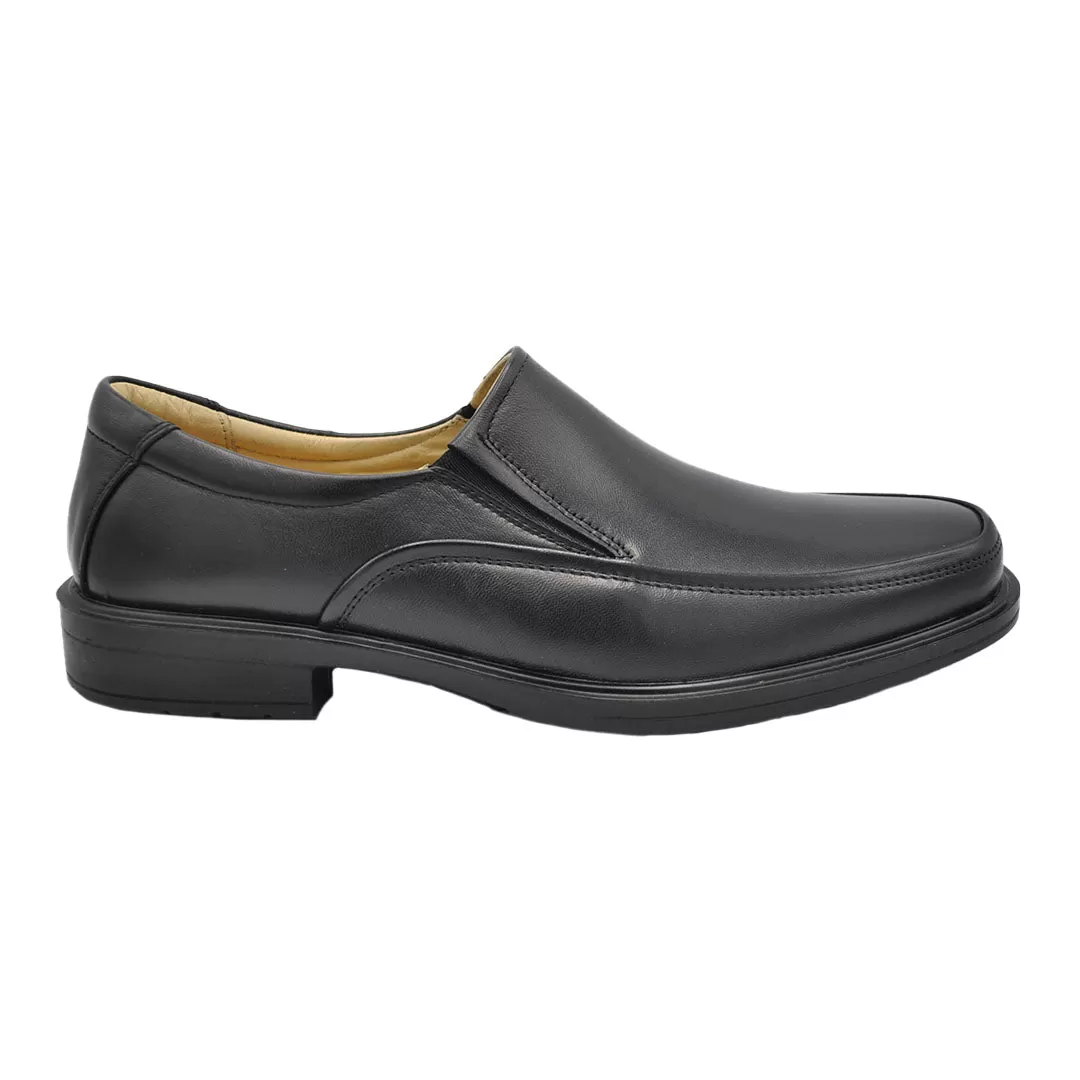 Gavel Adrian Lambskin Black Leather Shoes