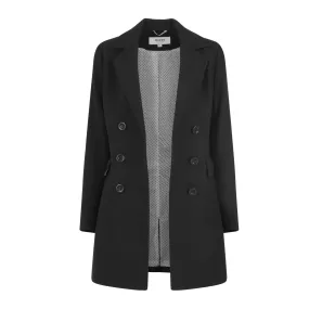 Haute Edition Women's Double Breasted Wool Blend Peacoat