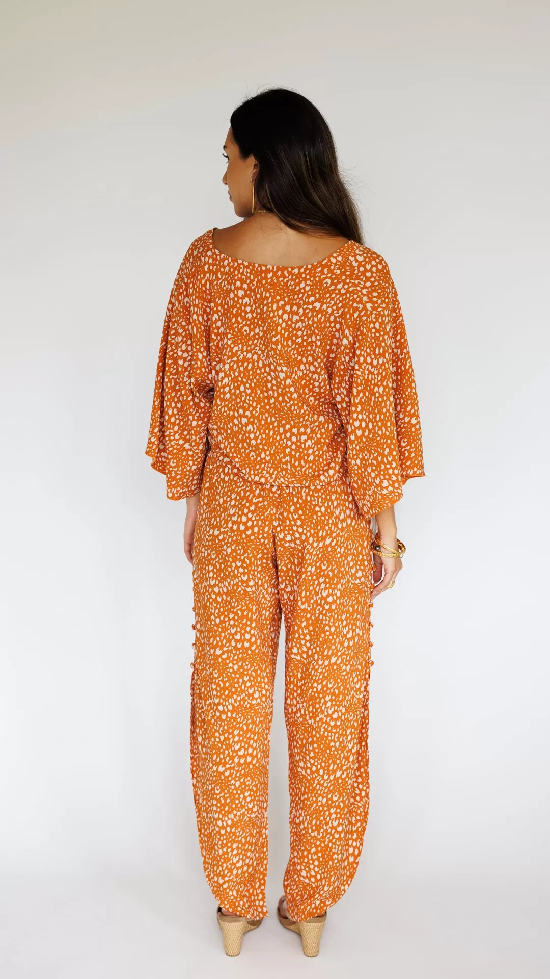 Haven Pant / Speckled Papaya