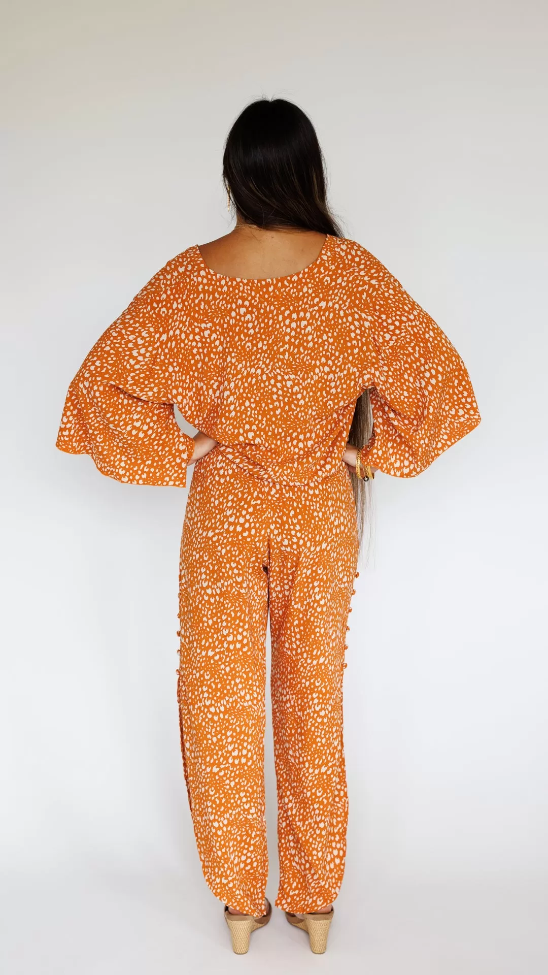 Haven Pant / Speckled Papaya