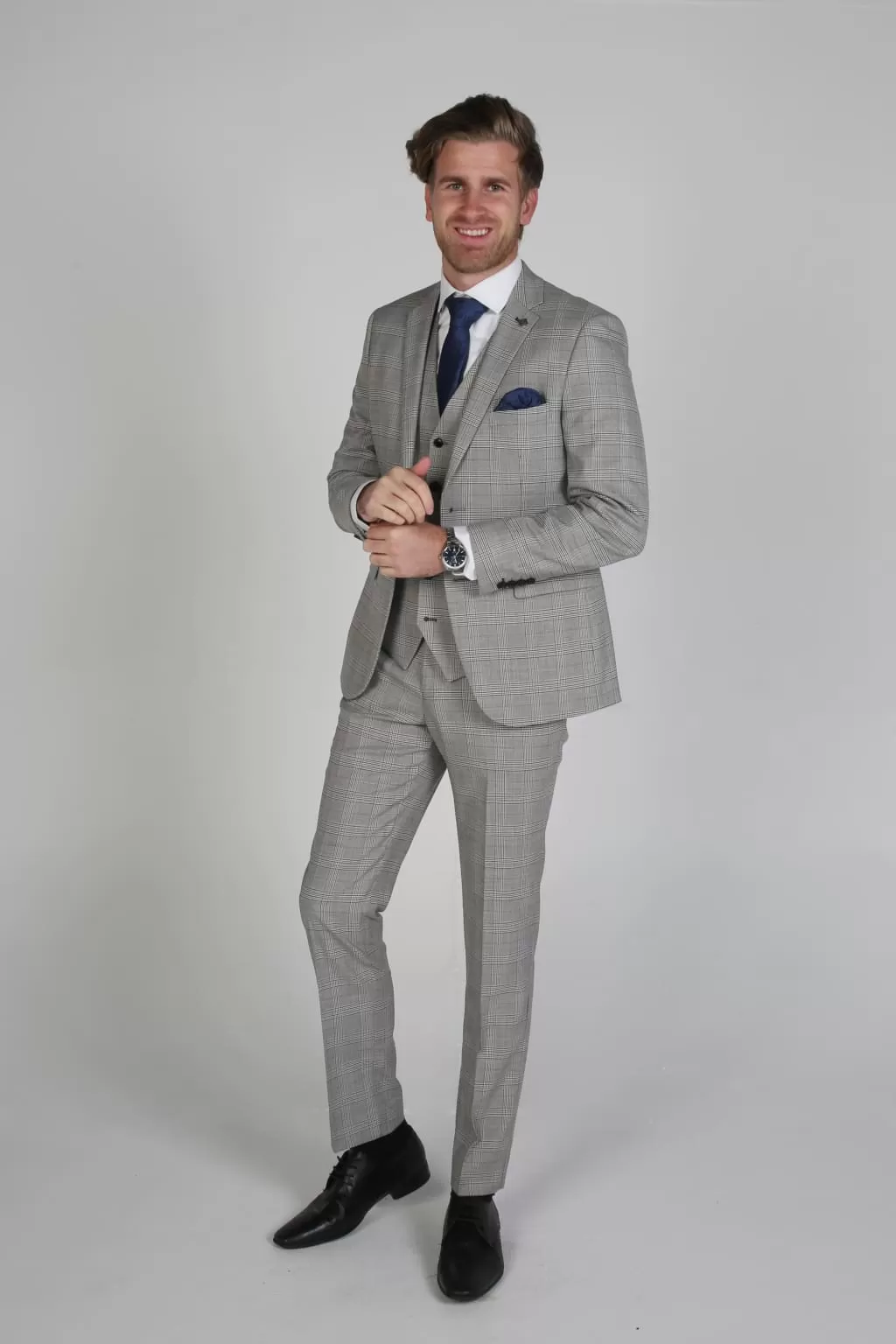 Hugo Grey Men's Three Piece Suit