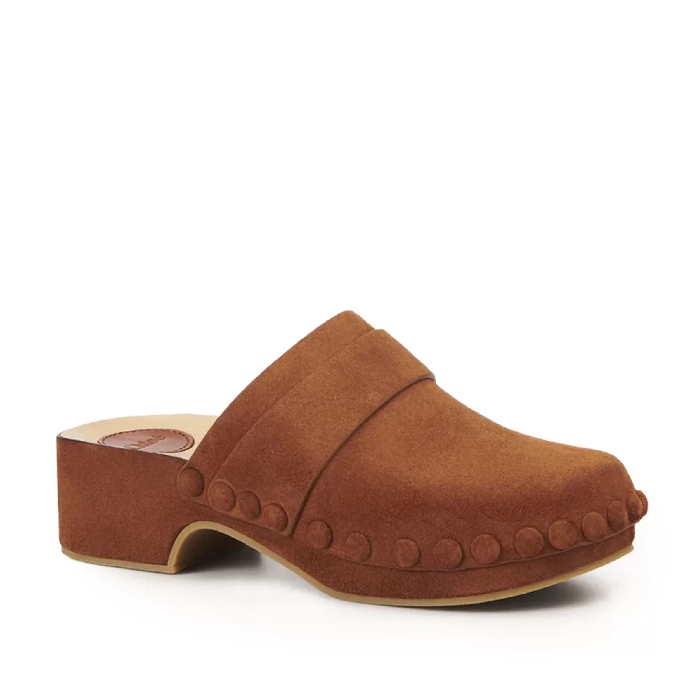 Joy Suede Clog, Tan