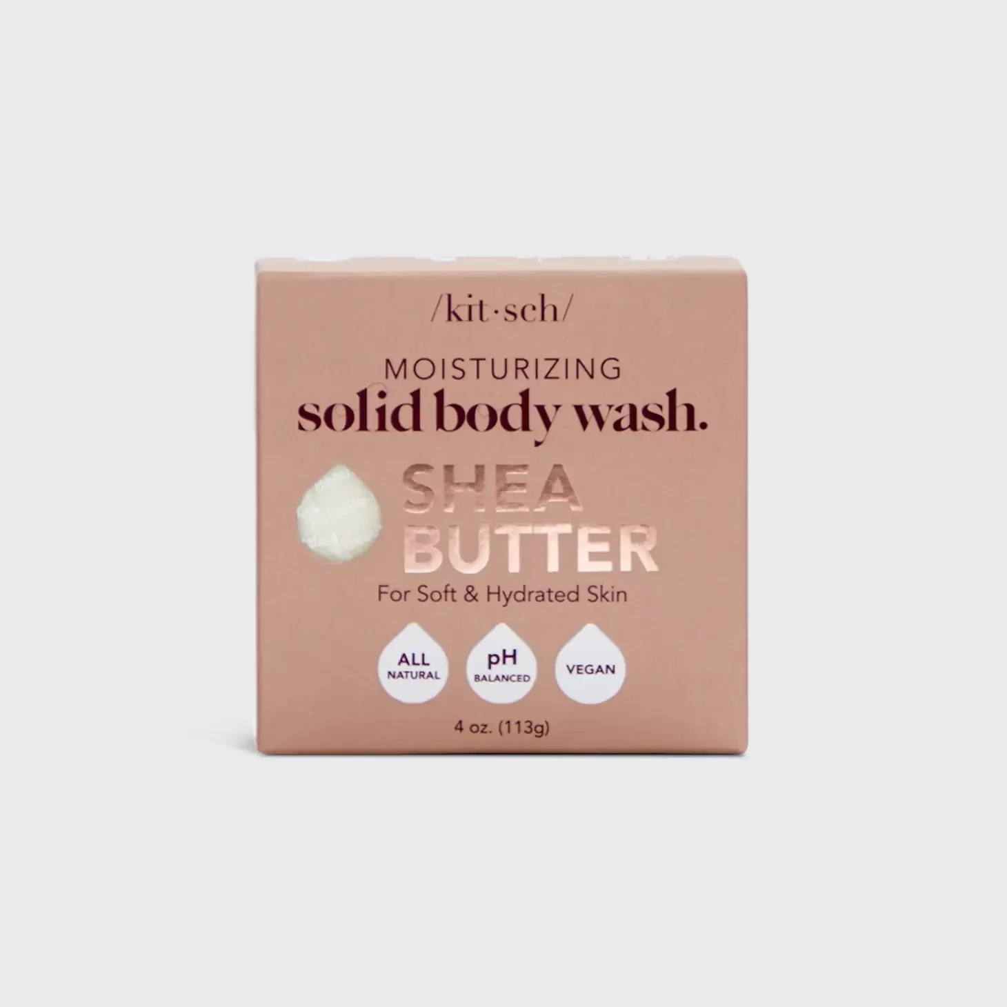 Kitsch Shea Butter Solid Body Wash Bar