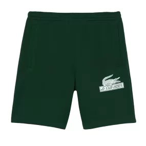 Lacoste Unbrushed Organic Cotton Fleece Short (Green) GH5582-51