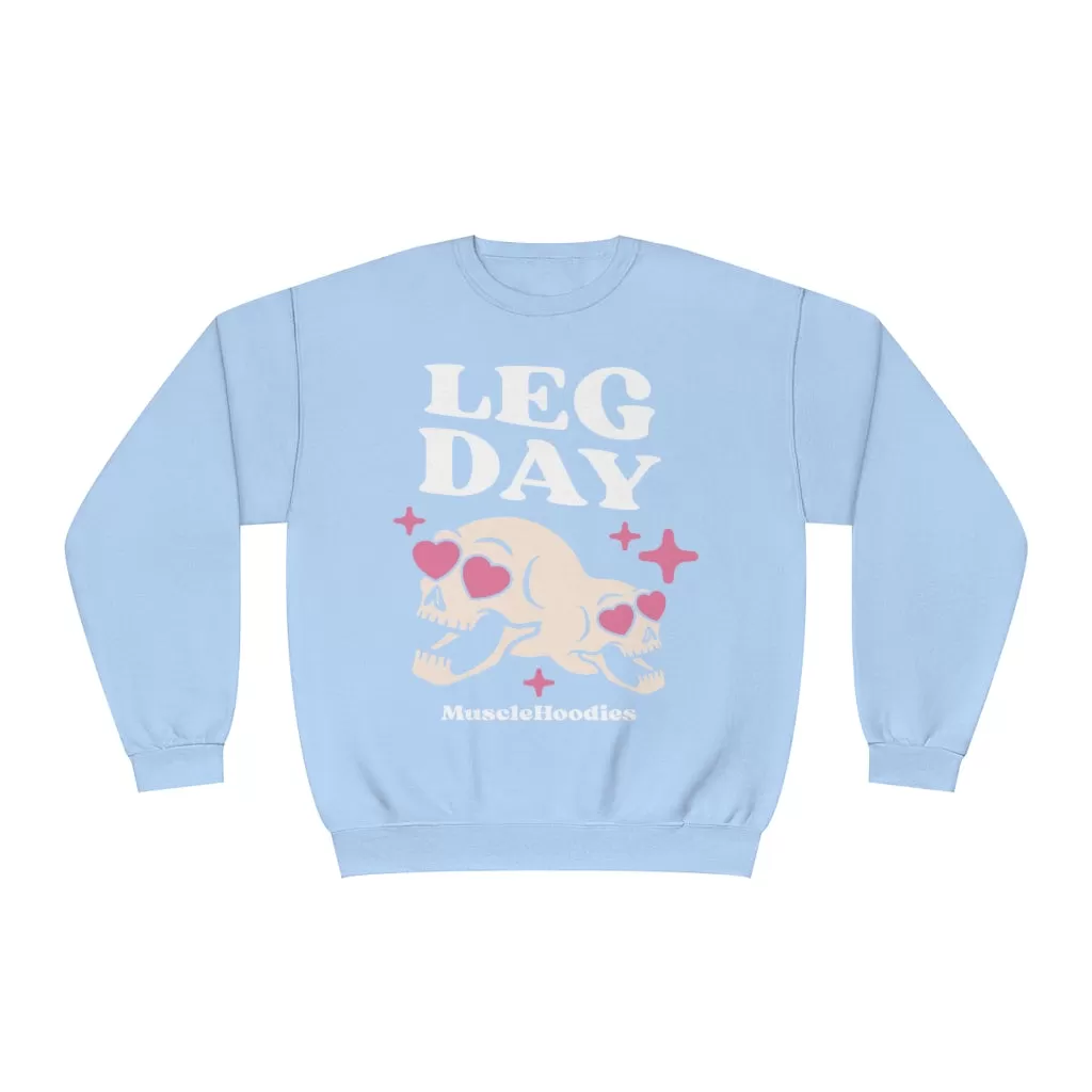 LEG DAY SKELETON- CREWNECK