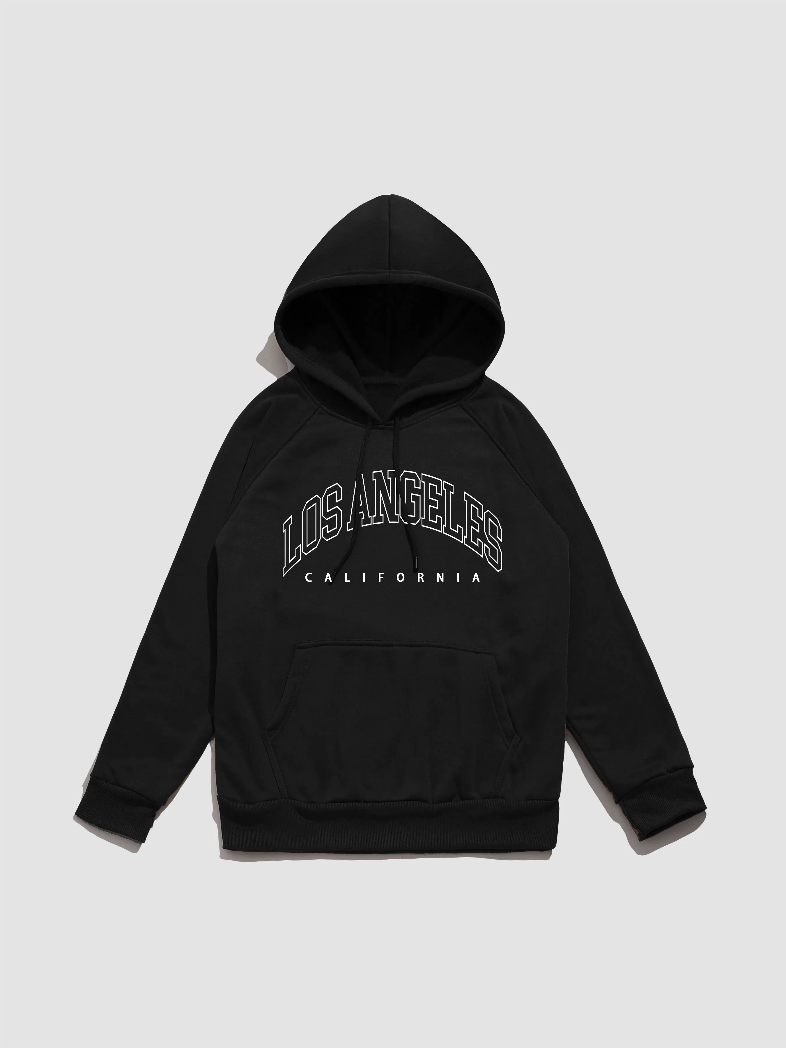 Los Angeles Letter Graphic Hoodies