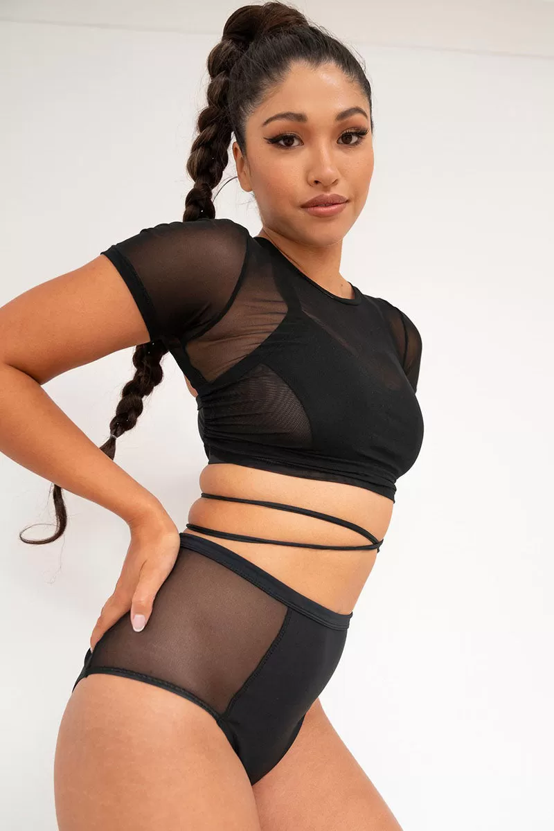 Lunalae Ember Top - Recycled Black