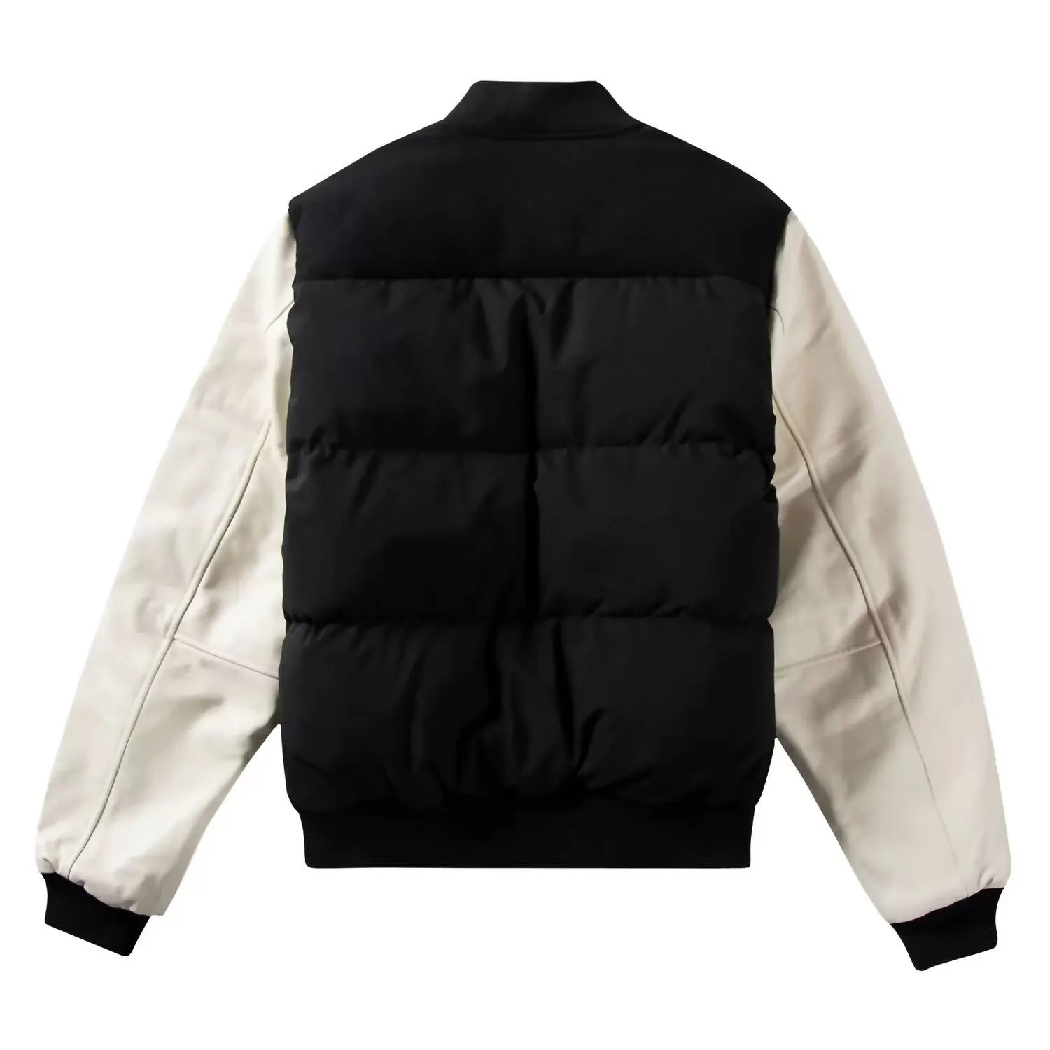 Men's Varsity Jacket In Black