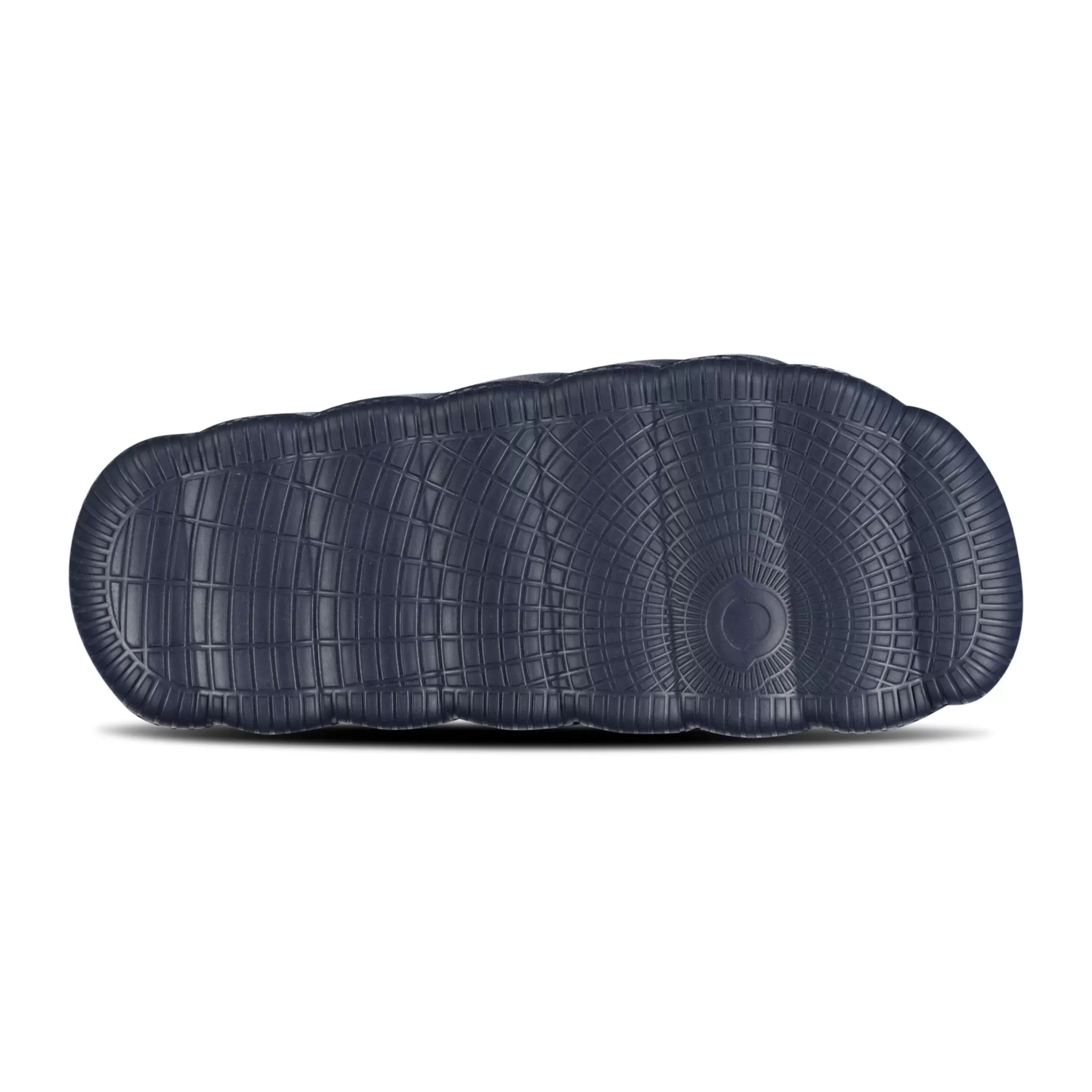 MONCLER LILO RUBBER SLIDERS NAVY BLUE