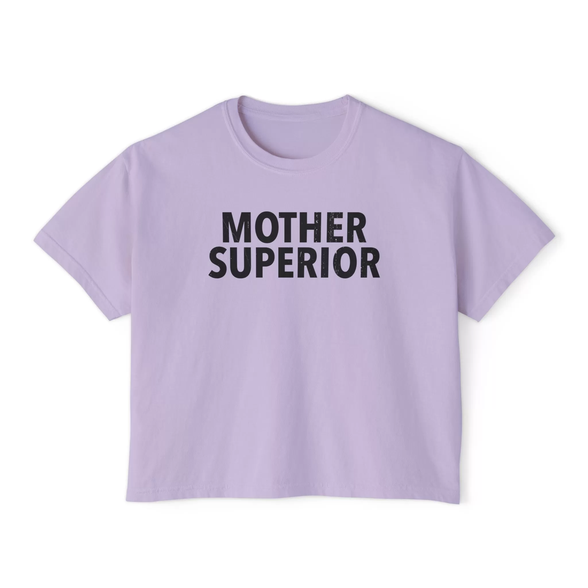 Mother Superior Women's Baggy Crop Tee | Mother's Day Gift 💝