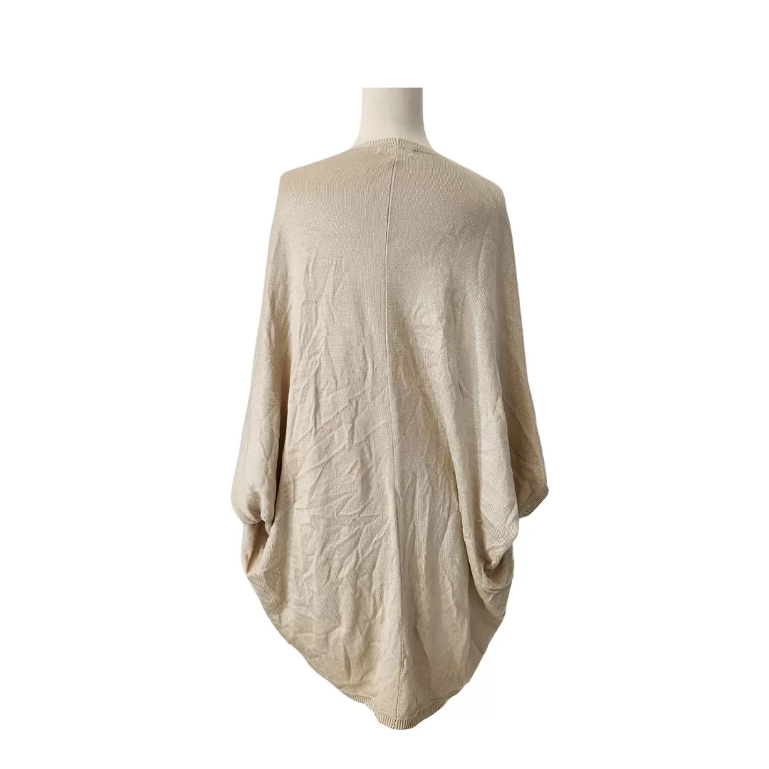 New York & Company Beige Knit Cover-up | Pre Loved |